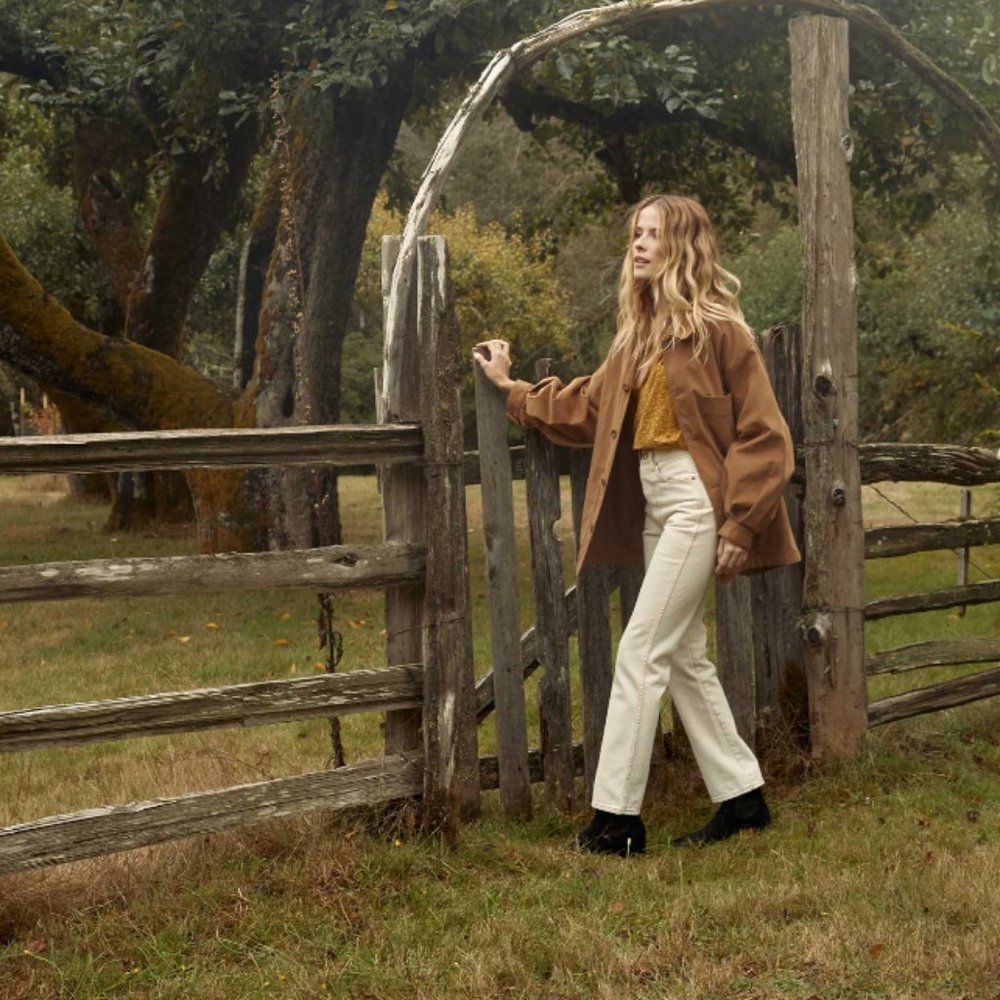 Doen Diana Jean in Cream Wash size 27 NWT